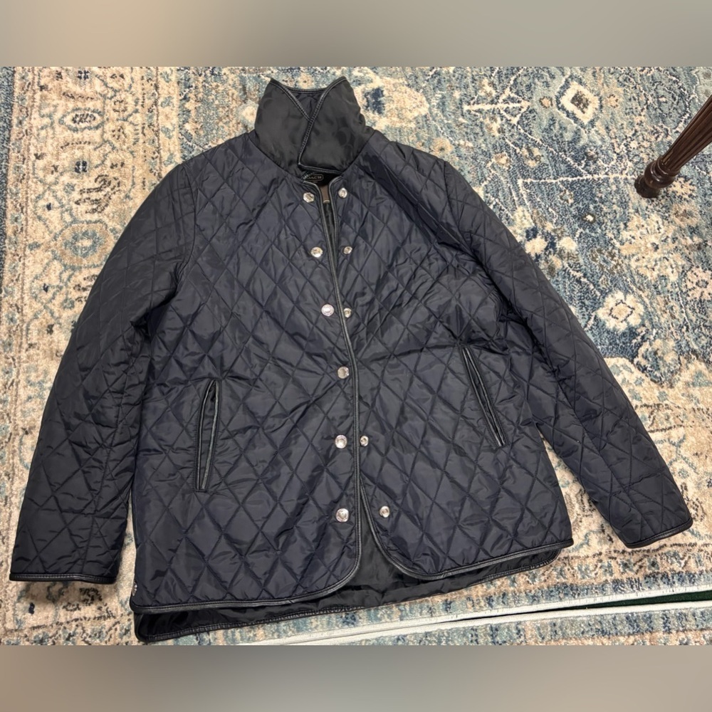 Coach Black Quilted Puffer Jacket